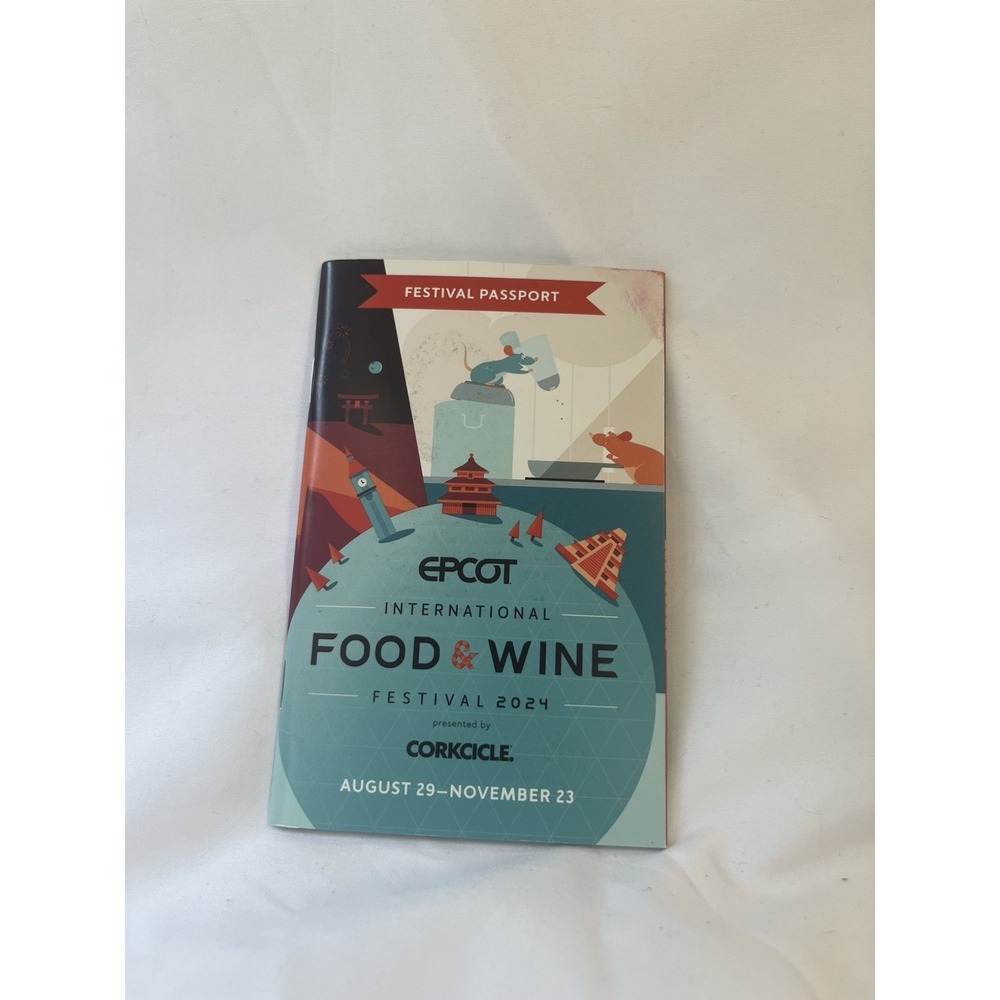 2x 2024 EPCOT Food & Wine Festival Passport Disney World Event